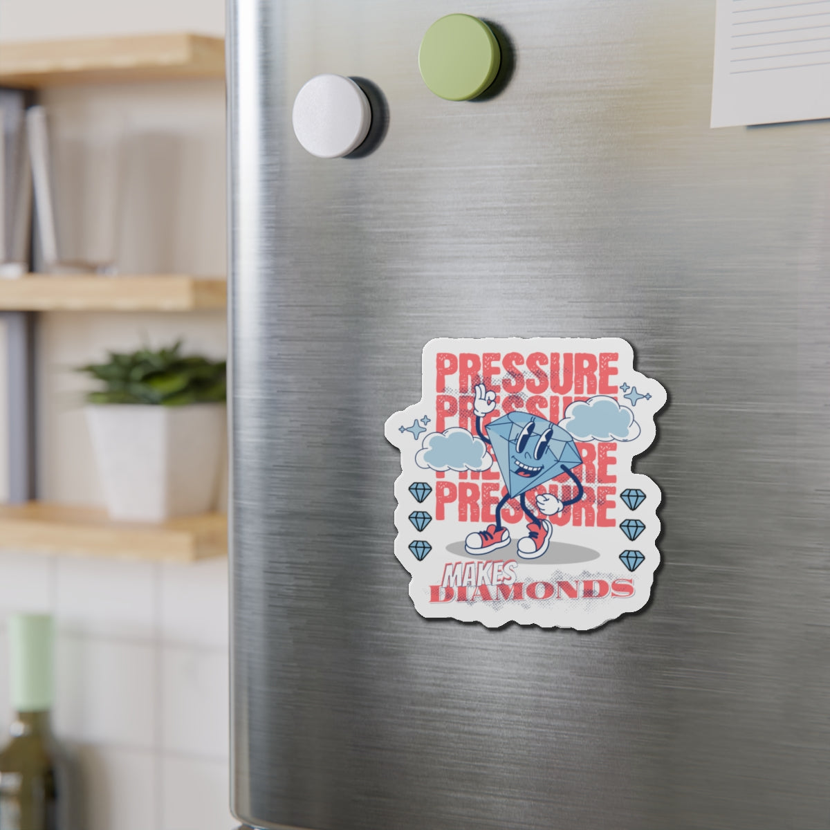 Pressure Makes Diamonds, Die-Cut Magnets