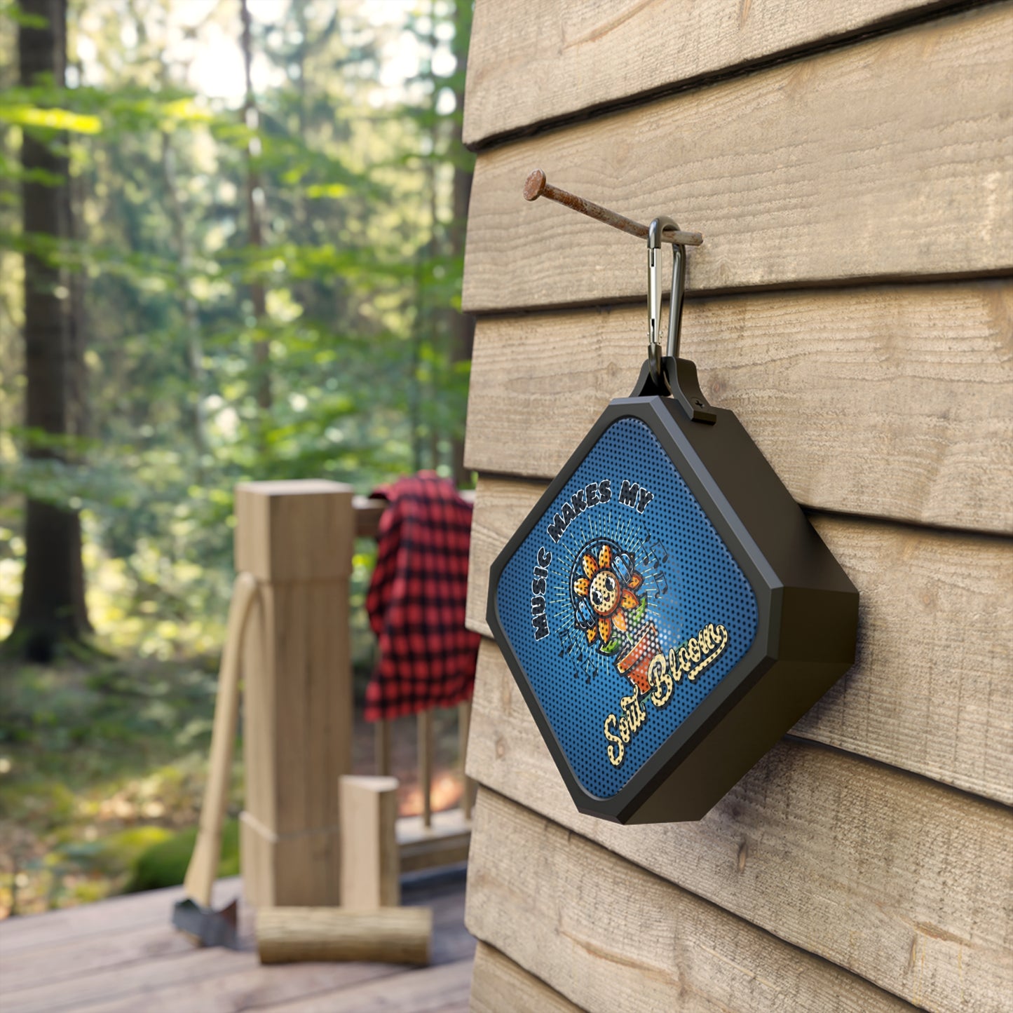 Music Makes My Soul Bloom, Blackwater Outdoor Bluetooth Speaker