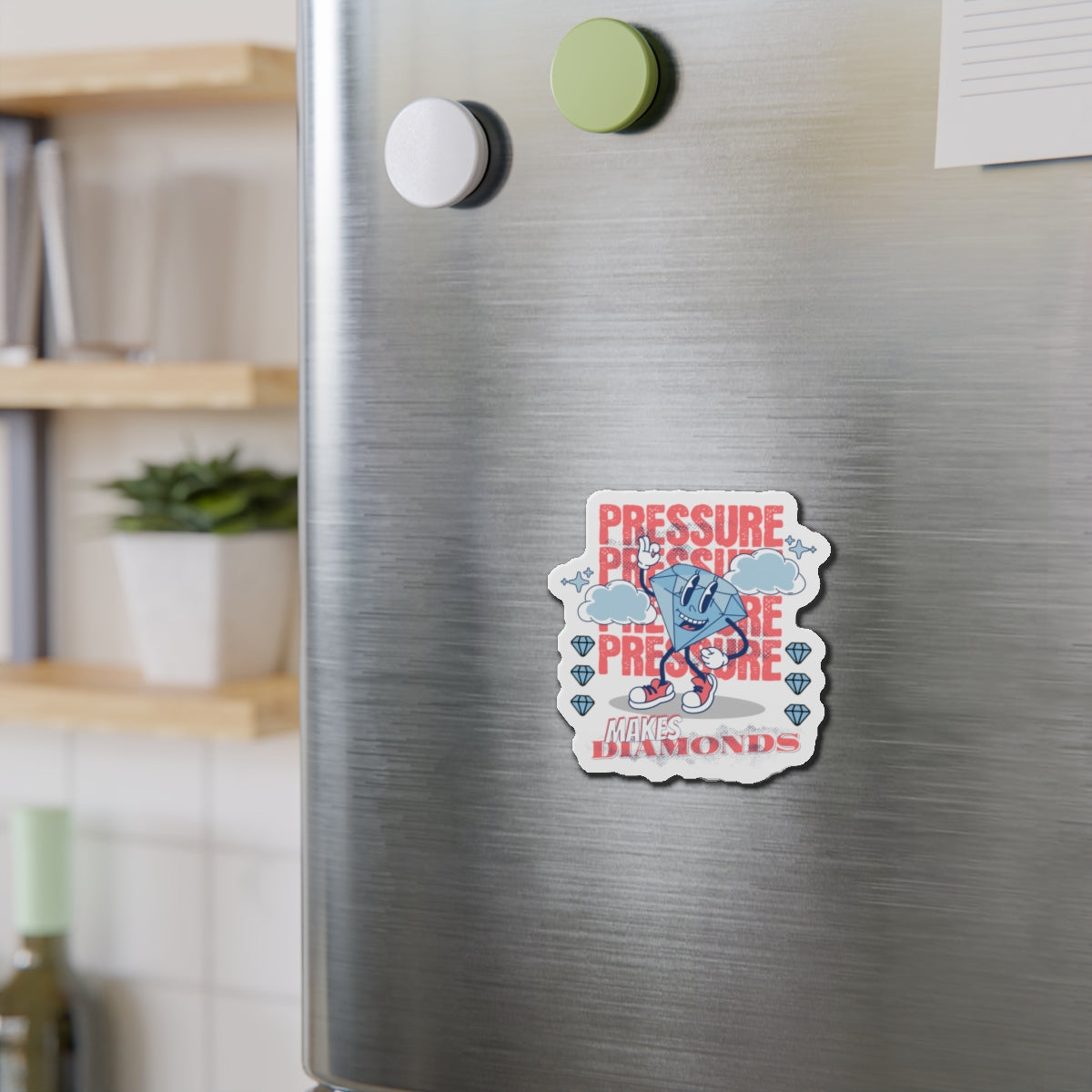 Pressure Makes Diamonds, Die-Cut Magnets