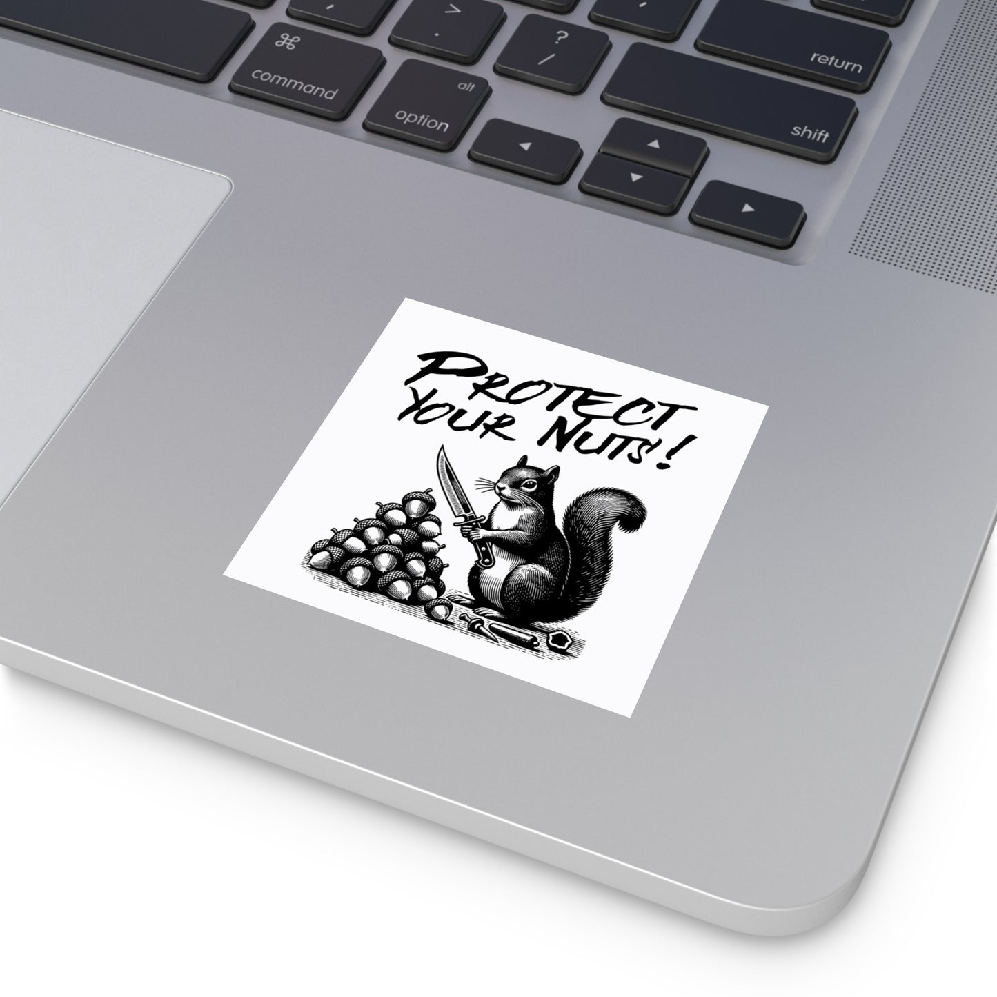 Squirrel Rules Indoor\Outdoor Sticker