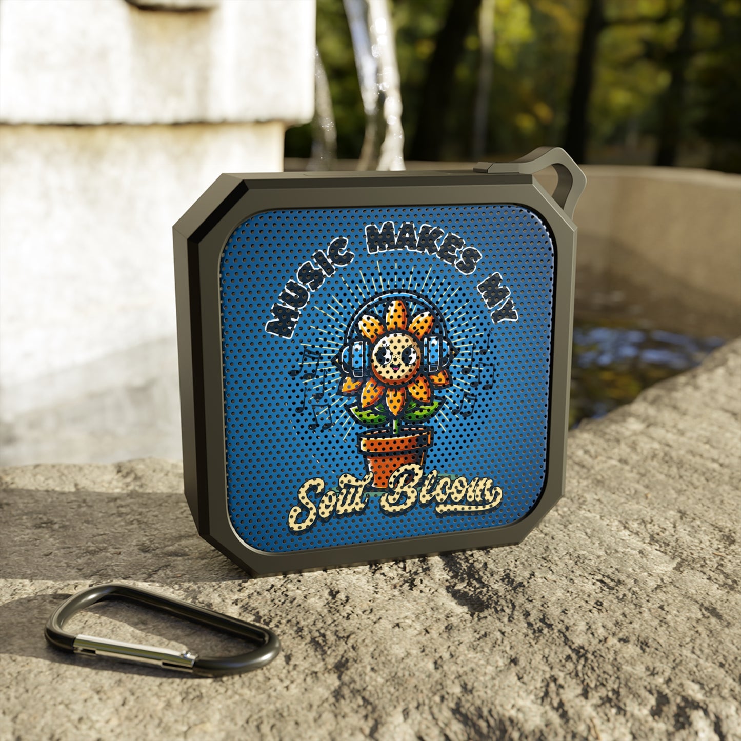 Music Makes My Soul Bloom, Blackwater Outdoor Bluetooth Speaker