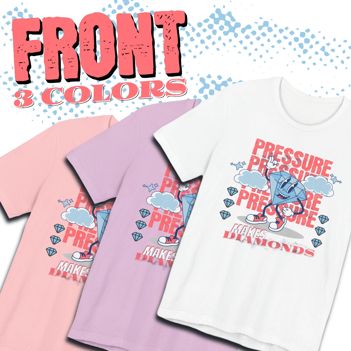 Pressure Makes Diamonds(Light), Unisex Jersey Short Sleeve Tee