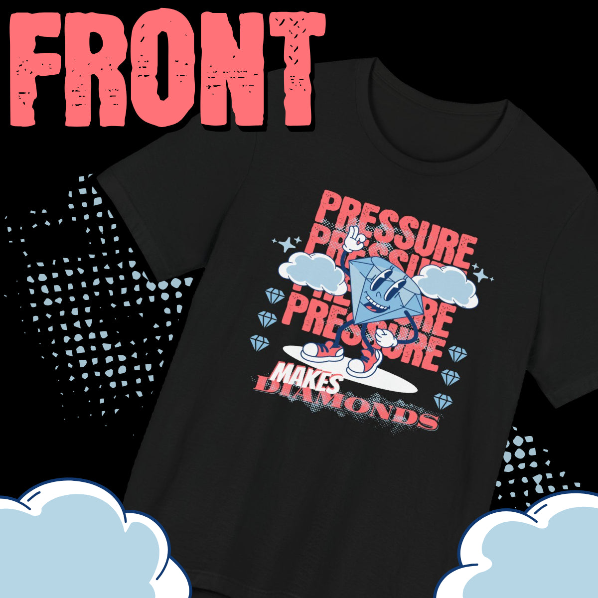 Pressure Makes Diamonds, Unisex Jersey Short Sleeve Tee