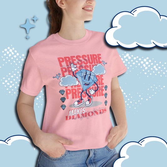 Pressure Makes Diamonds(Light), Unisex Jersey Short Sleeve Tee