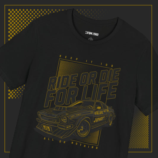 Ride or Die(Gold Edition), Unisex Jersey Short Sleeve Tee