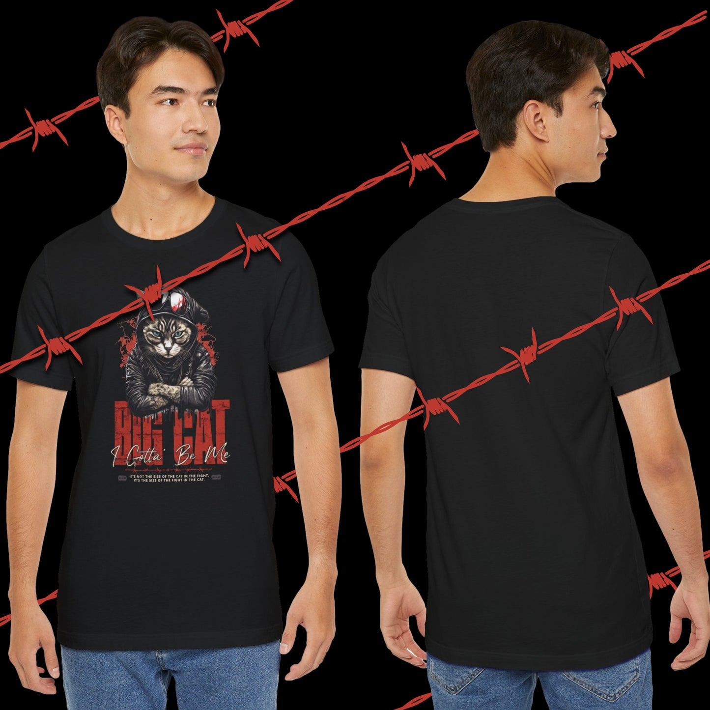 Big Cat, Unisex Jersey Short Sleeve Tee
