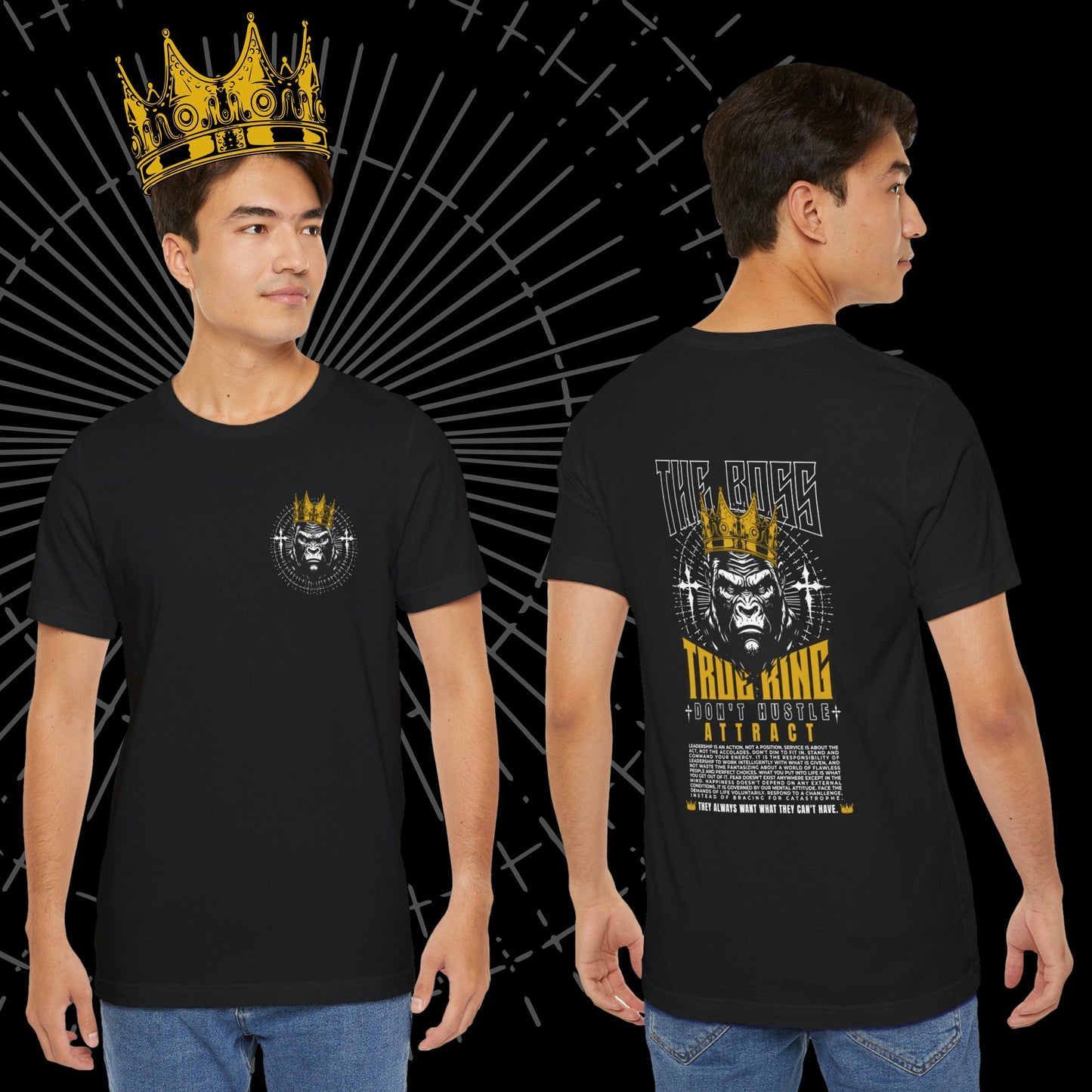 The Boss True King, Unisex Jersey Short Sleeve Tee