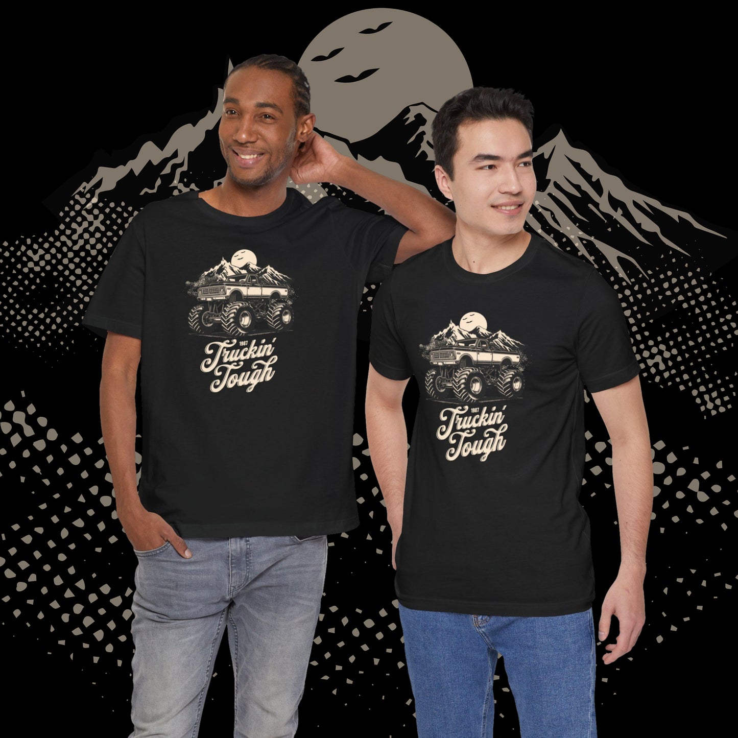Truckin' Tough, Unisex Jersey Short Sleeve Tee