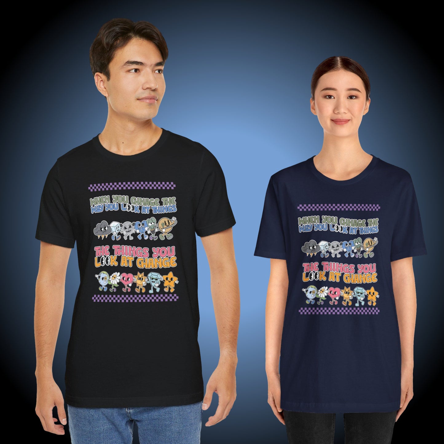 Perspective vs. Perception, Unisex Jersey Short Sleeve Tee