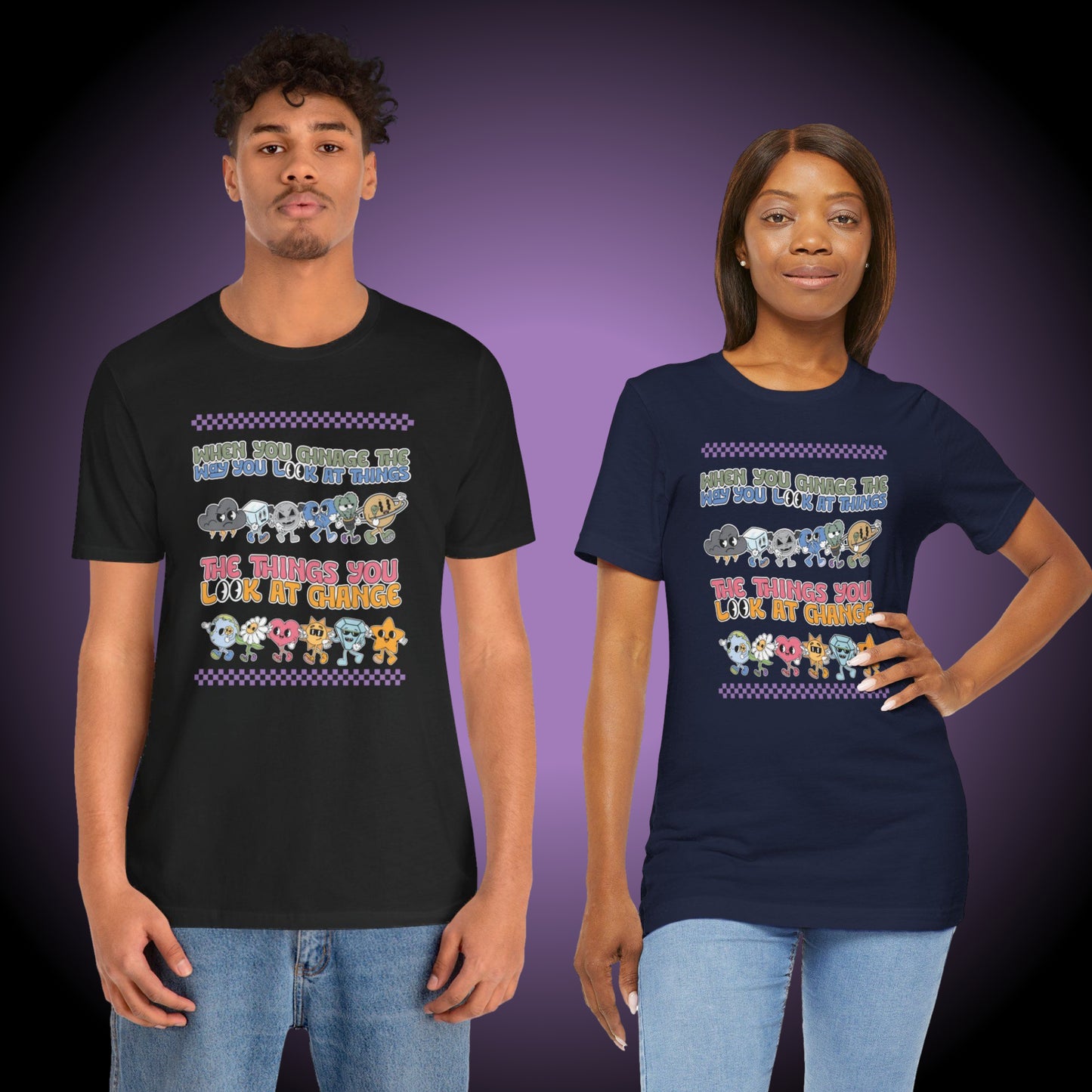 Perspective vs. Perception, Unisex Jersey Short Sleeve Tee