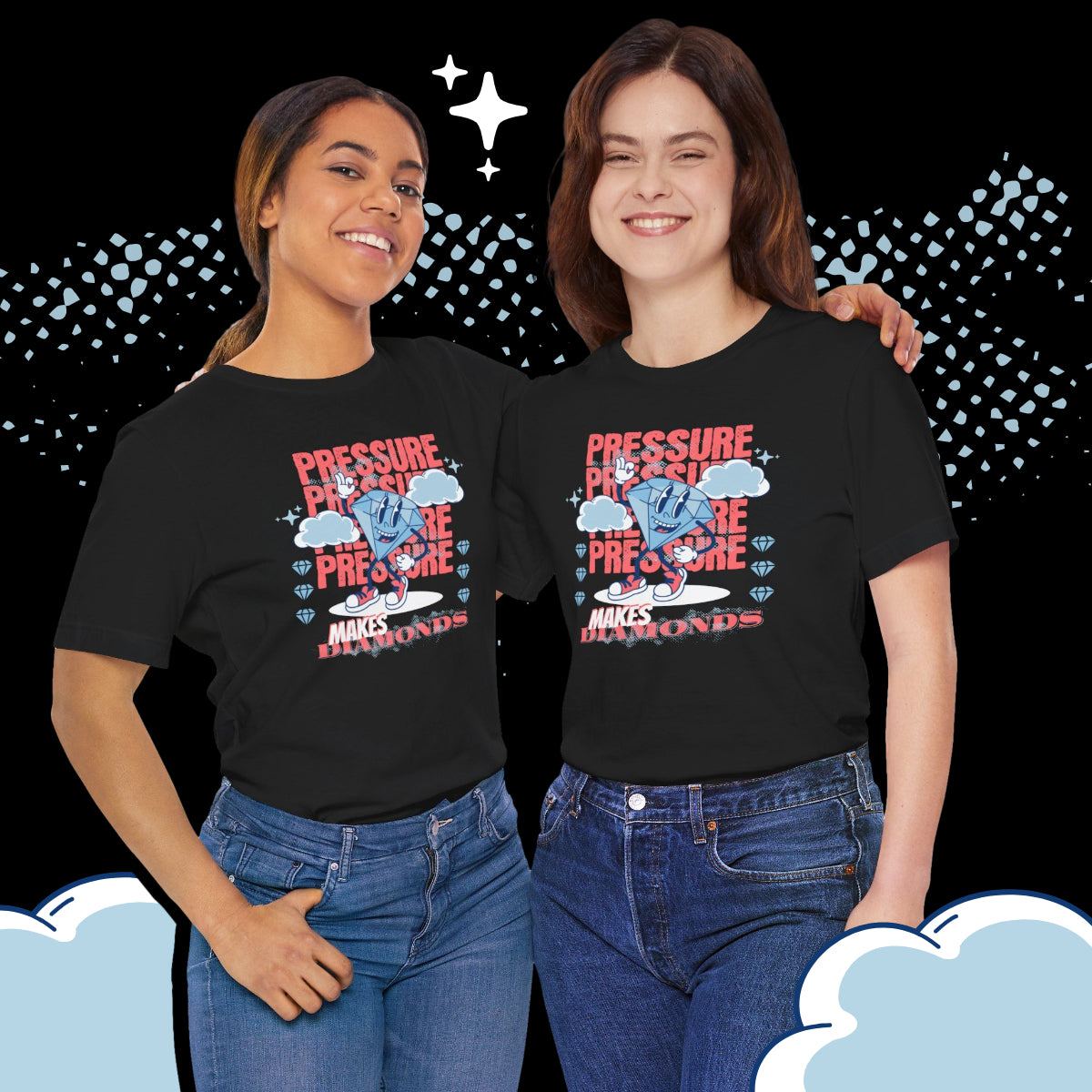 Pressure Makes Diamonds, Unisex Jersey Short Sleeve Tee