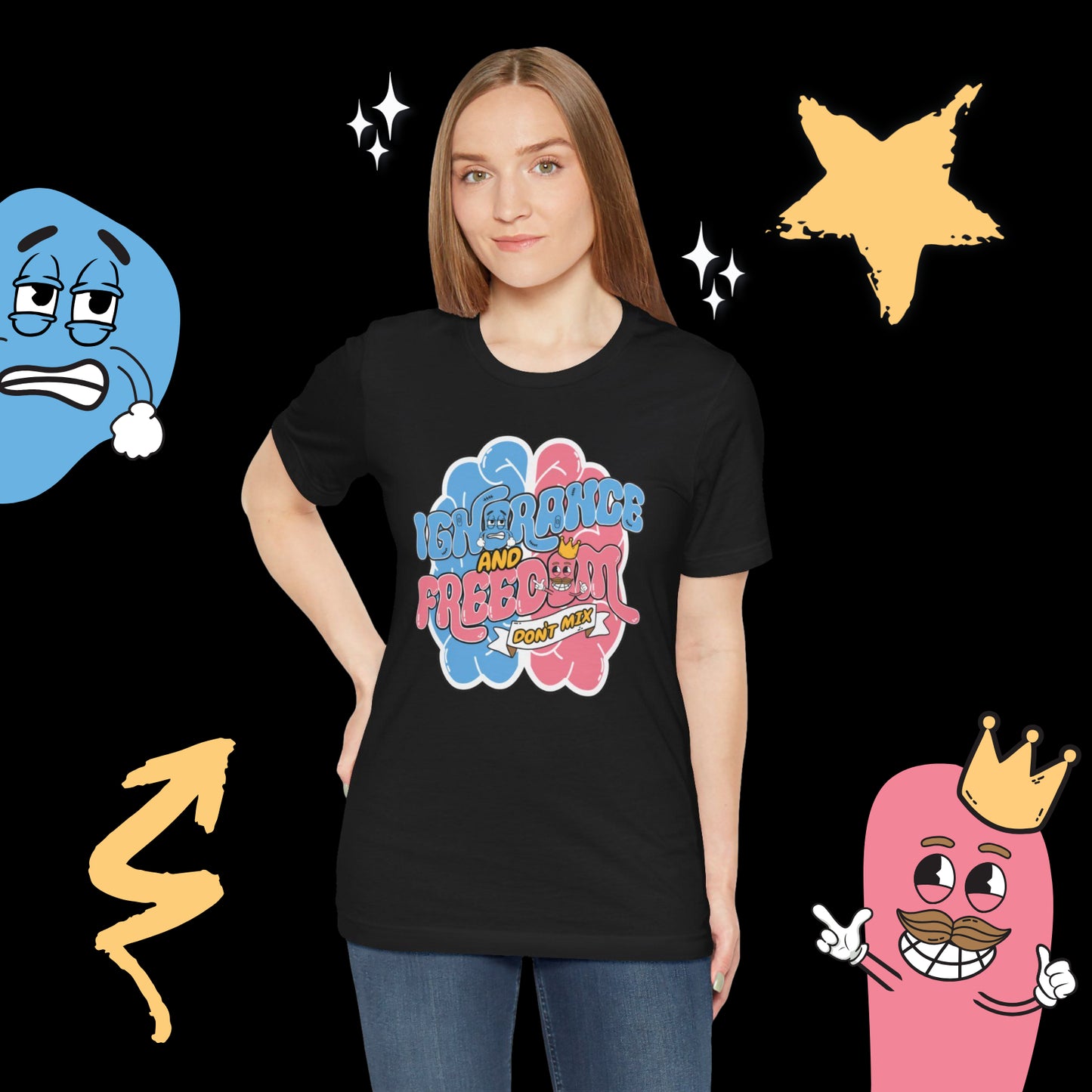 Don't Mix(Dark), Unisex Jersey Short Sleeve Tee