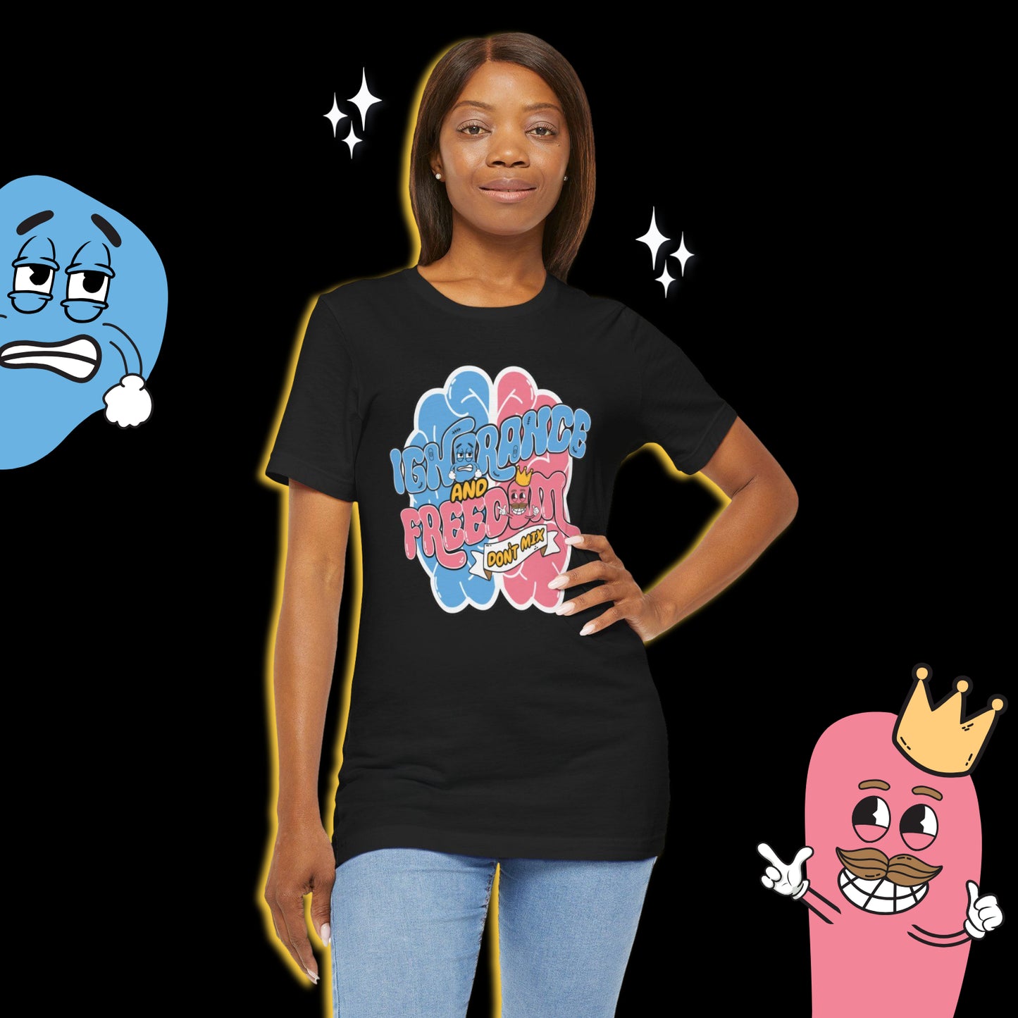 Don't Mix(Dark), Unisex Jersey Short Sleeve Tee