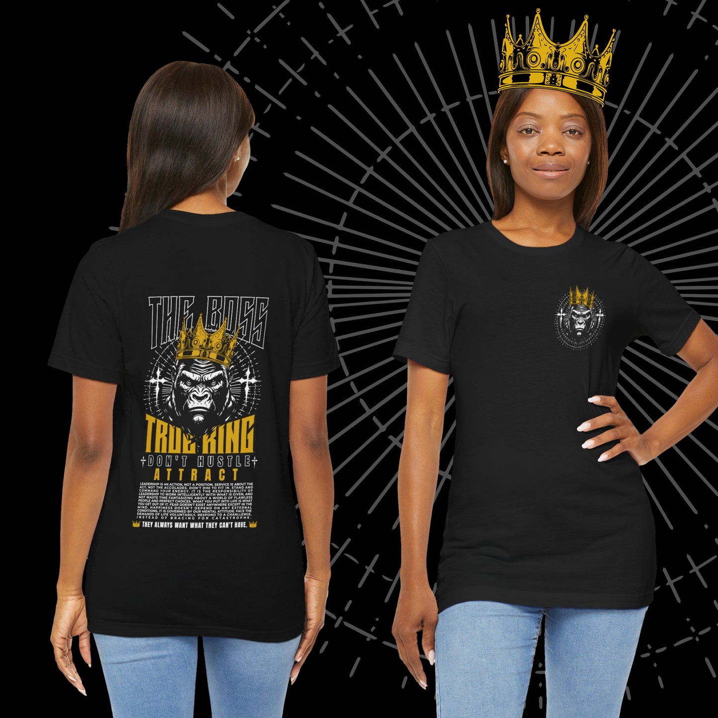 The Boss True King, Unisex Jersey Short Sleeve Tee
