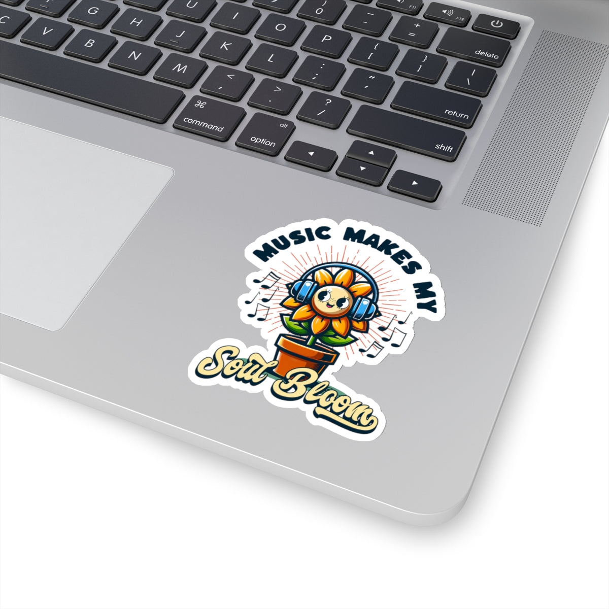 Music Makes My Soul Bloom, Kiss-Cut Stickers