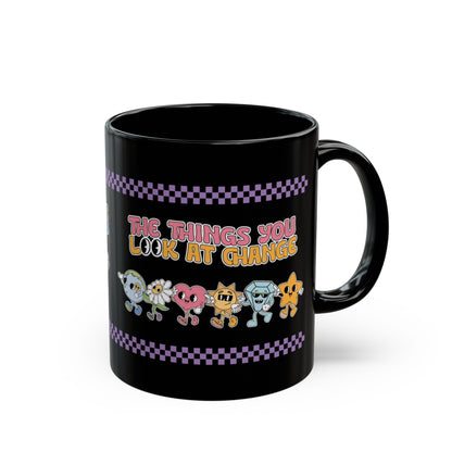 Perspective vs. Perception, Black Mug (11oz)