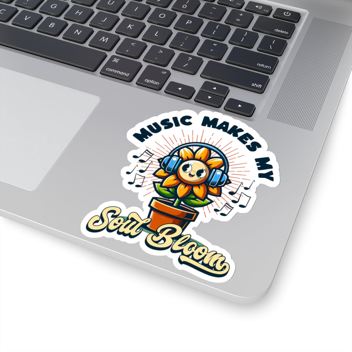 Music Makes My Soul Bloom, Kiss-Cut Stickers