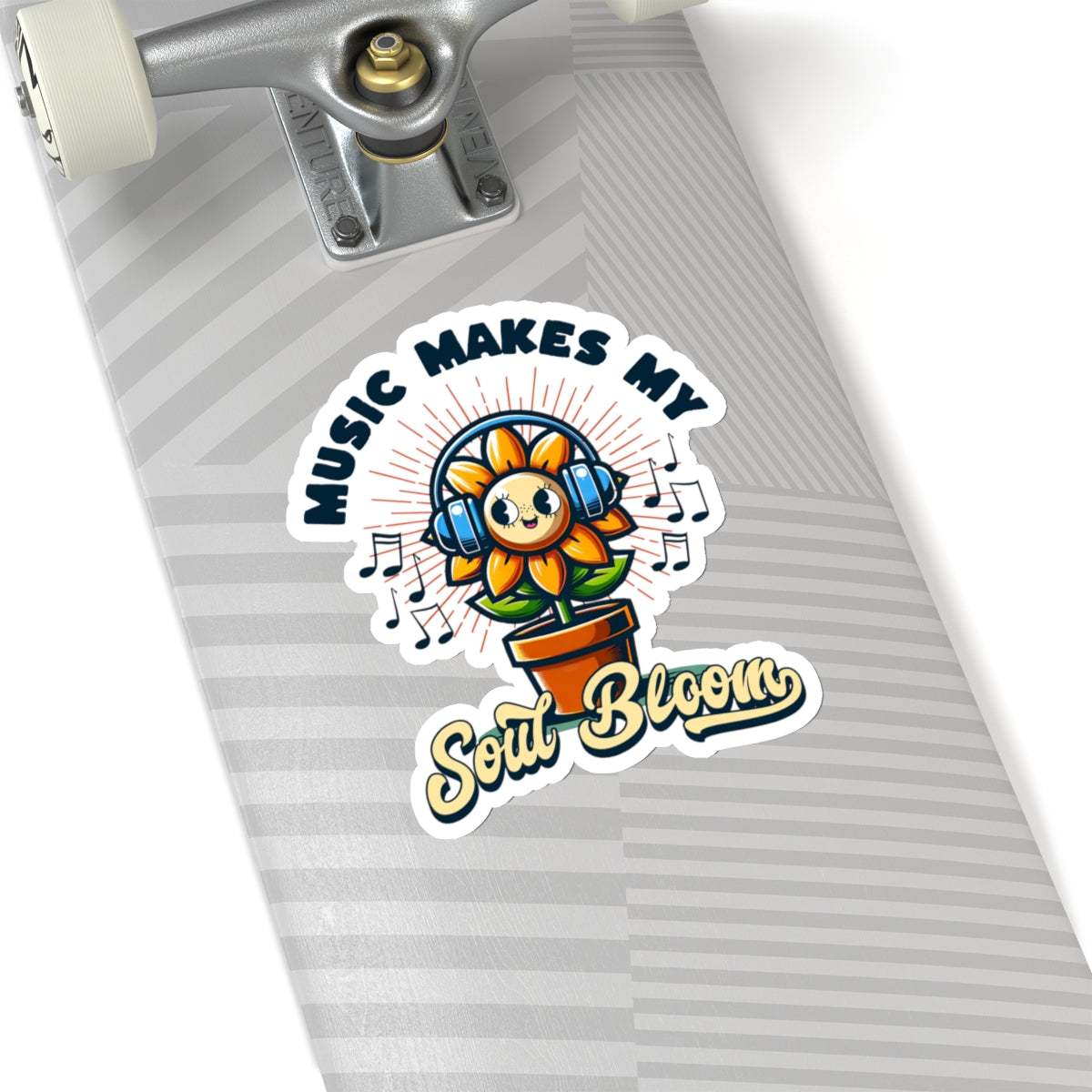 Music Makes My Soul Bloom, Kiss-Cut Stickers
