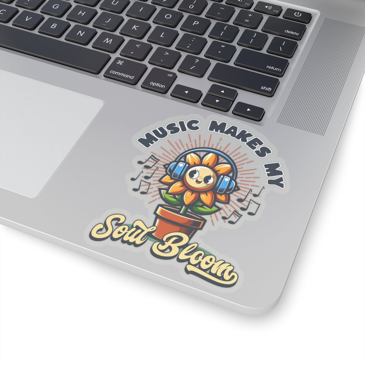 Music Makes My Soul Bloom, Kiss-Cut Stickers