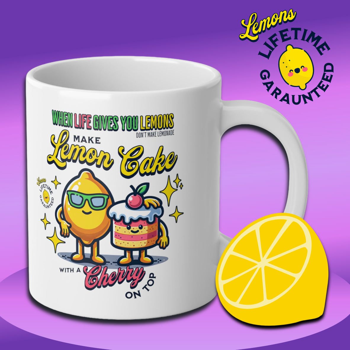 Make Lemon Cake, 20oz Jumbo Mug