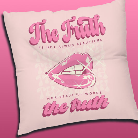 The Beautiful Truth, Square Tufted Floor Pillow