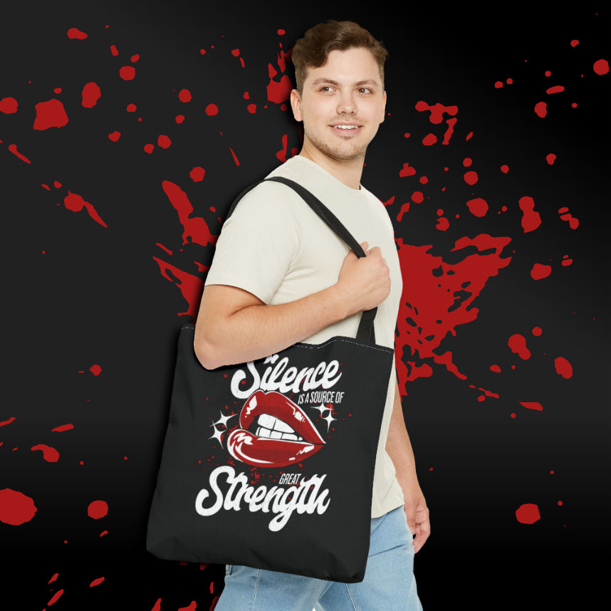 Silence Is Strength Tote Bag