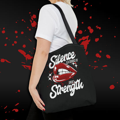 Silence Is Strength Tote Bag